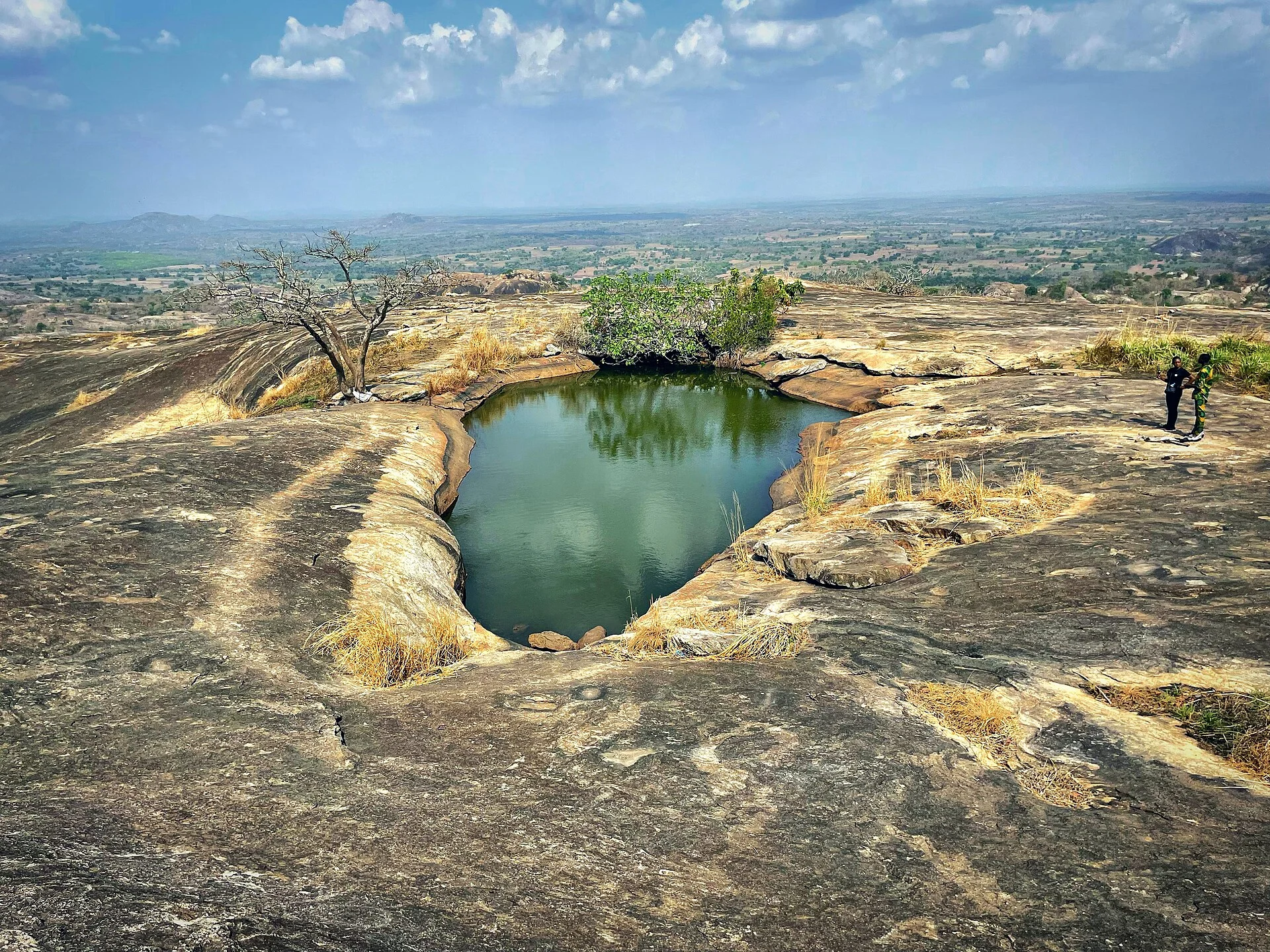 Nigerian landscape at Iyake Lake